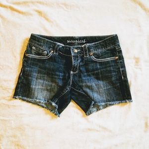 Size 10 Maurices embellished cut off jean shorts